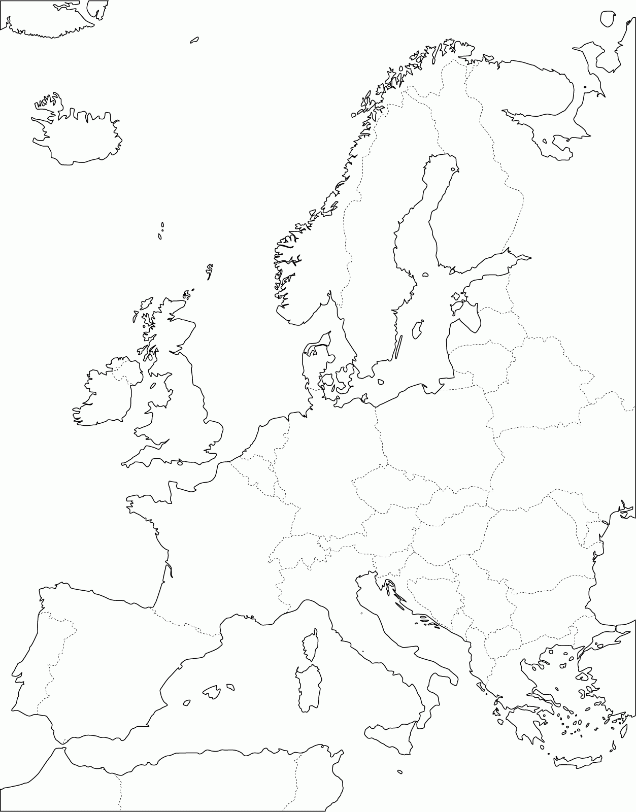 26 Blank Map Of Eastern Europe Online Map Around The World