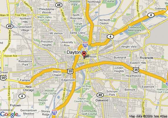 31 Dayton Ohio Map Maps Database Source