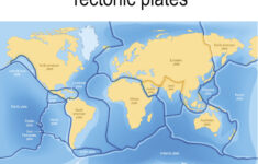 A Map Of Tectonic Plates And Their Boundaries