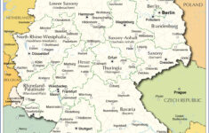 Administrative Map Of Germany Nations Online Project