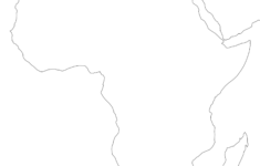 Africa Physical Map Blank Blank Map Of Africa Printable Outline Map