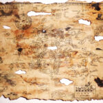 Aged Pirate Map Print Approx 8 X 8 Printed On Regular Paper Aged With
