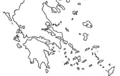 Ancient Greece Blank Map Outline Map Of Ancient Greece Printable