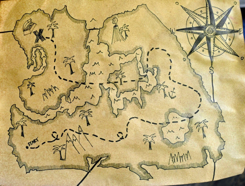 Old Treasure Maps | Adams Printable Map
