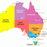 Australia Map With States And Capital Cities 2 Australia Capital