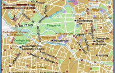 Berlin Map Tourist Attractions TravelsFinders Com