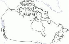 Blank Canada Map Free Printable Maps