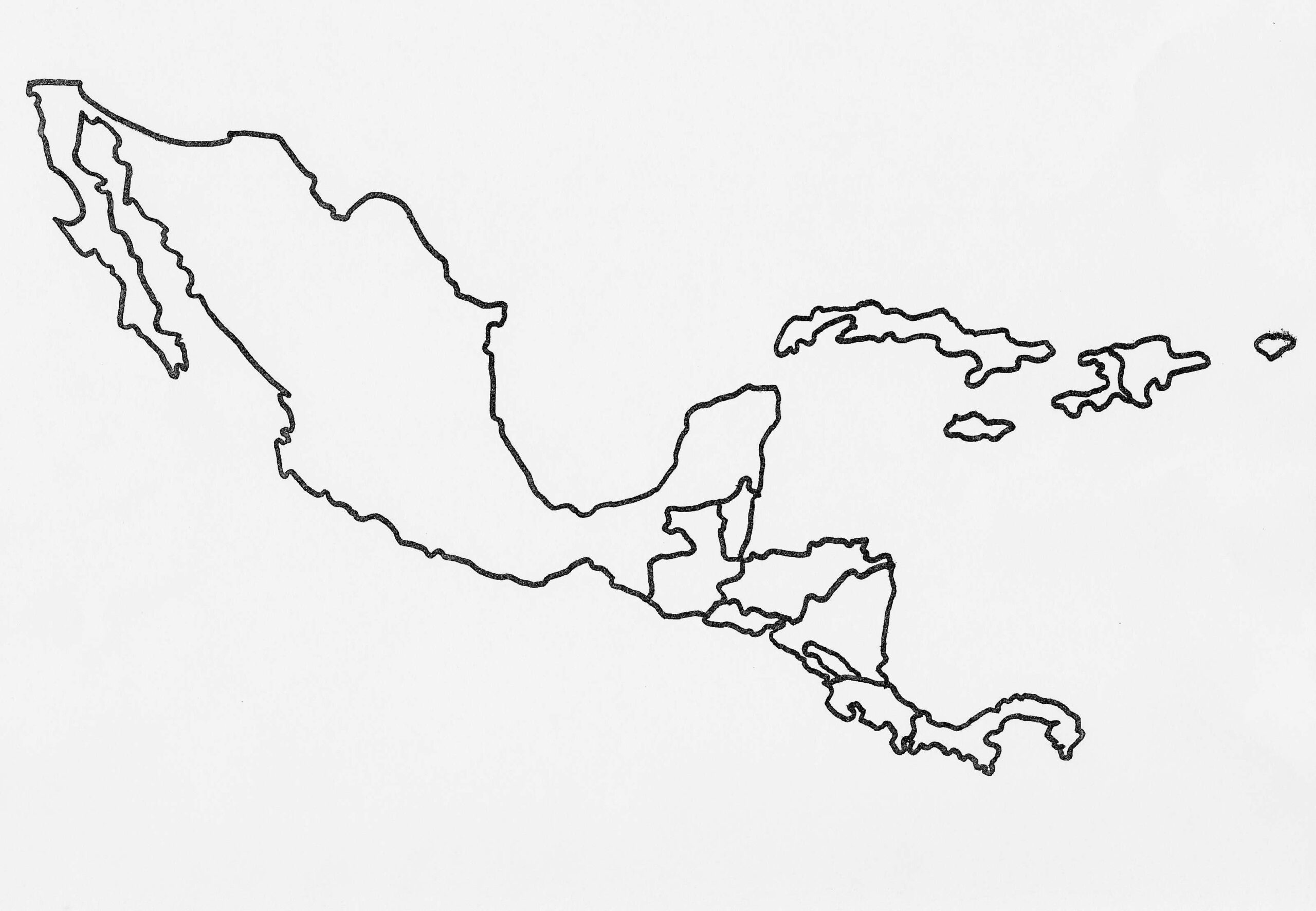 Blank Central America Map High Quality Google Search Central 