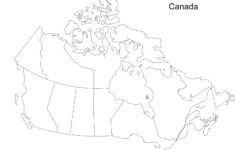 Blank Map Canada DEADRAWINGS