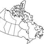 Blank Map Of Canada For Kids