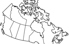 Blank Map Of Canada For Kids