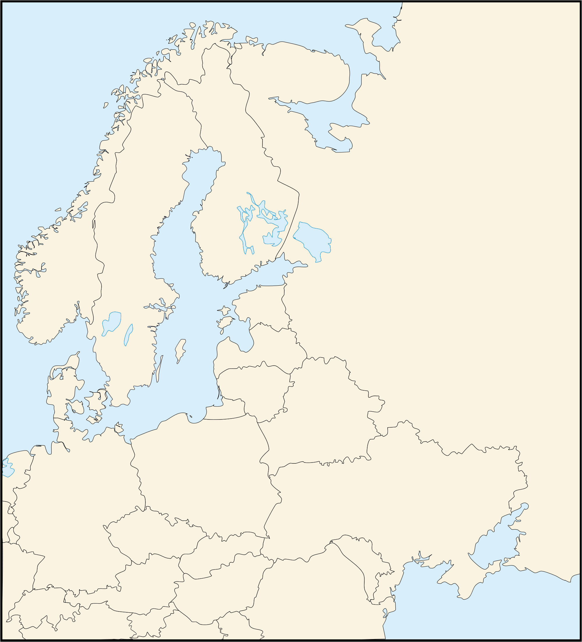 Blank Map Of Eastern Europe Part 3 Lgq Me Secretmuseum
