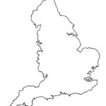 Blank Map Of England