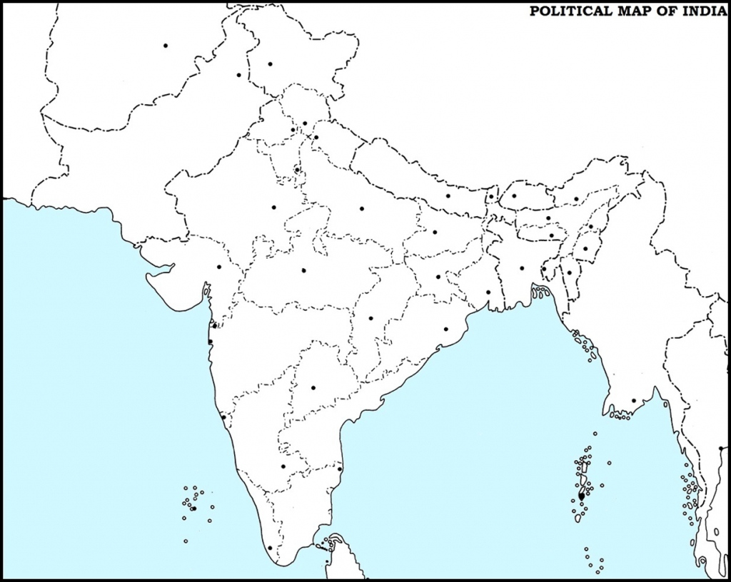 Blank Political Map Of India Printable Printable Maps