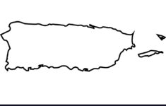 blank puerto rico map outline Blank Puerto Rico Map Outline