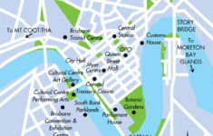 Brisbane Map Tourist Attractions ToursMaps