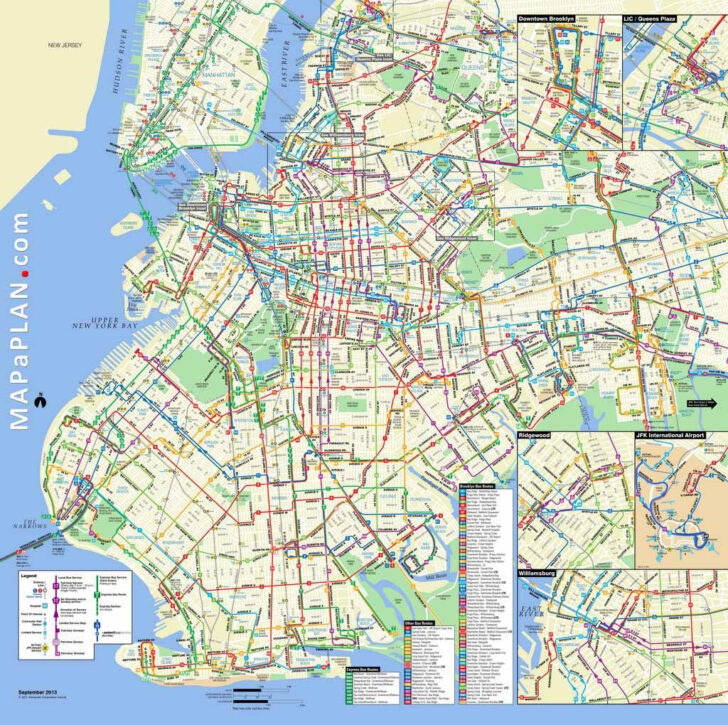 Printable Map Of Brooklyn Ny