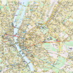 Budapest Map Street Plan With Road Names Bird 39 S Eye Aerial 3d
