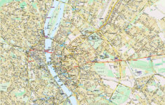 Budapest Map Street Plan With Road Names Bird 39 s Eye Aerial 3d