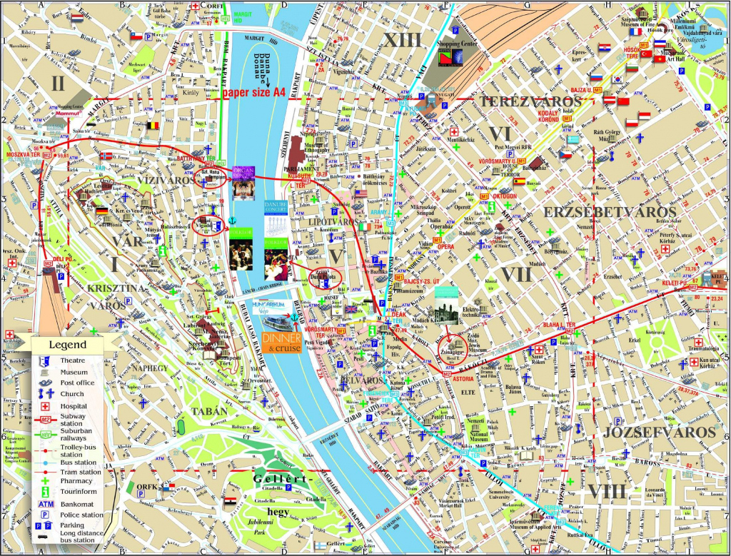 Budapest Street Map Printable Printable Maps