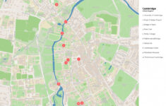 Cambridge Tourist Map Printable Printable Maps