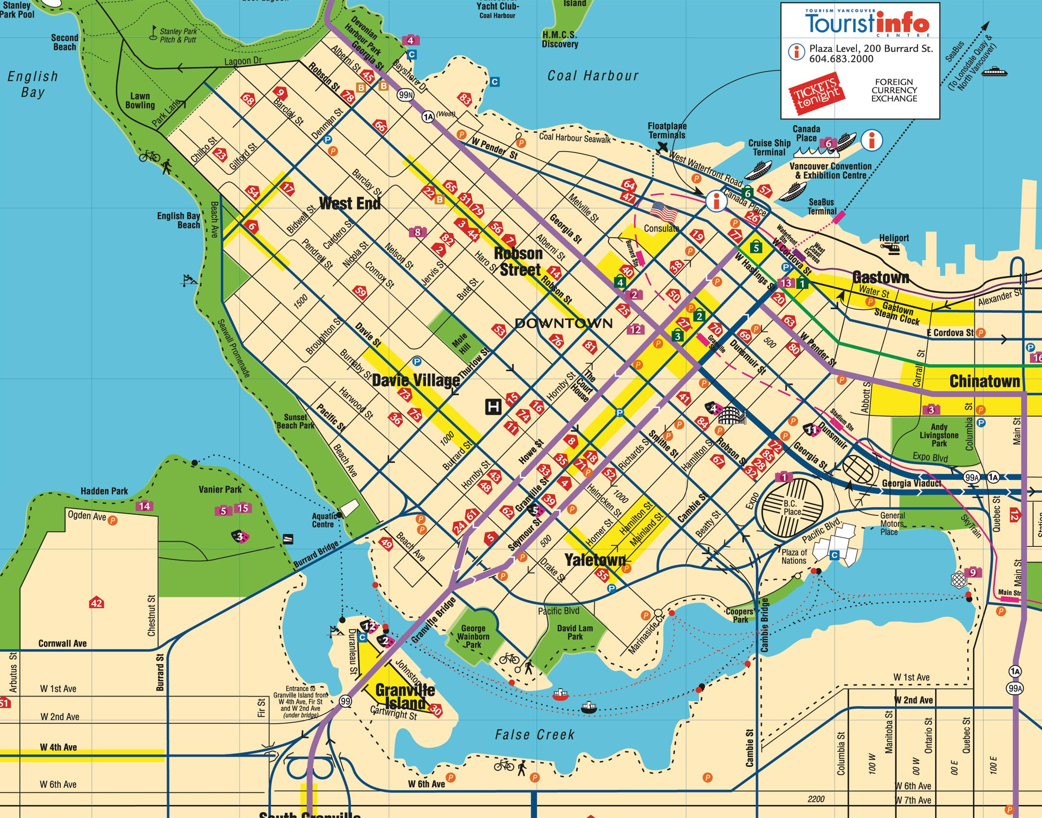 Canada Map Vancouver