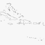 Caribbean Islands Map Blank HD Png Download Transparent Png Image
