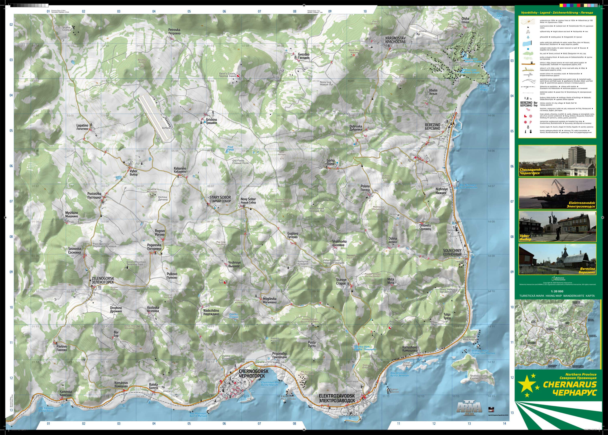 Chernarus Map Poster That I Printed Dayz | Adams Printable Map