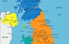 Cities Map Of Great Britain OrangeSmile