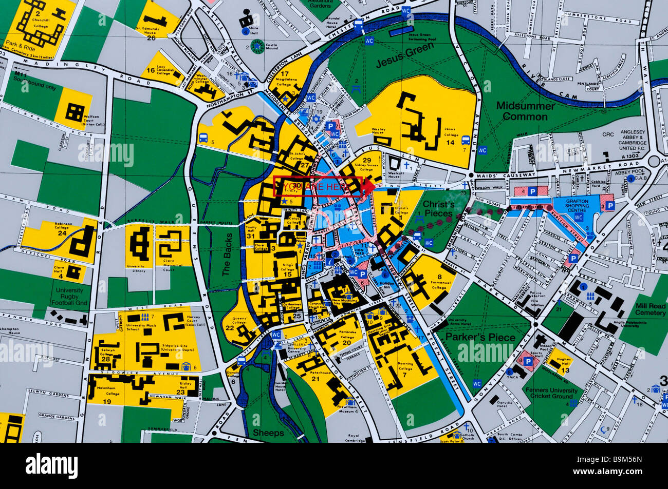 City Map Cambridge UK PDF