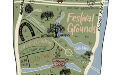 City Park New Orleans Art Print Hand Lettered Map Of City Etsy