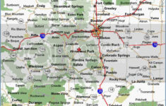 colorado highway map free printable maps 1 Colorado Highway Map Free Printable Maps