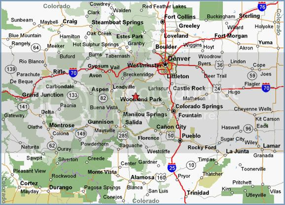 Colorado Highway Map Free Printable Maps