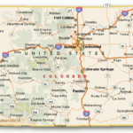 Colorado State Map With Counties And Cities Printable Map