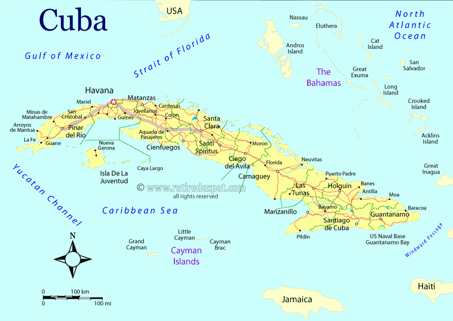Cuba Map ToursMaps