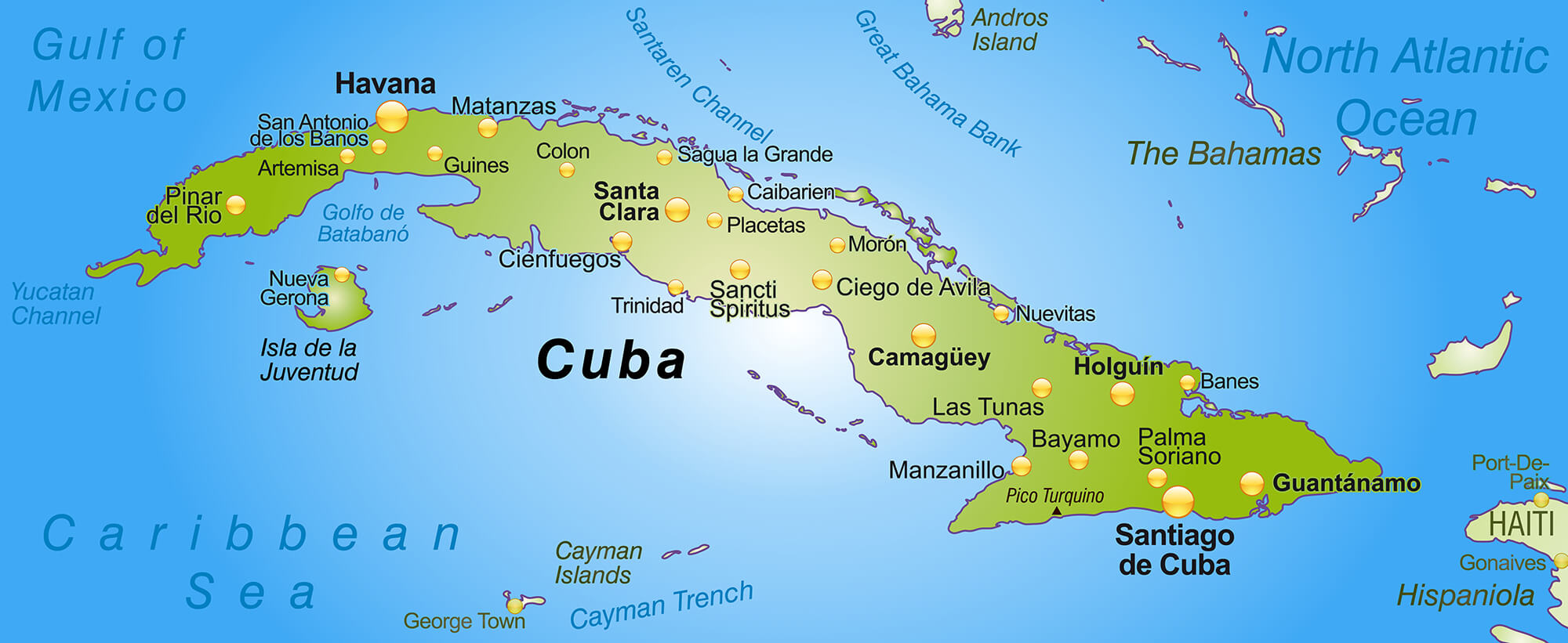 Cuba Maps Printable Maps Of Cuba For Download