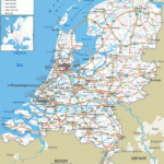 Detailed Clear Large Road Map Of Netherlands And Ezilon Maps
