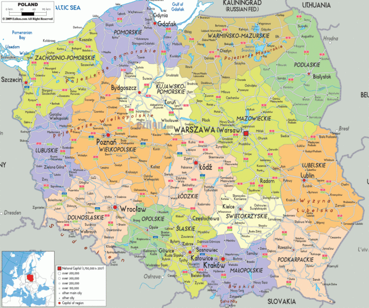 Map Of Poland Today