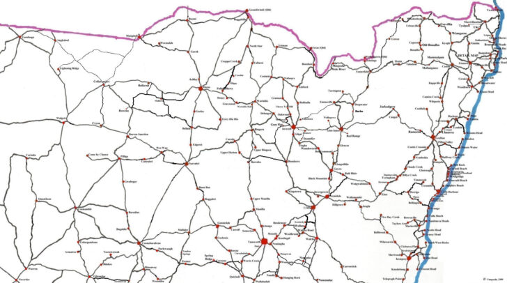 Printable Maps Northern Nsw