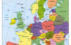 Detailed Political Map Of Europe Europe Detailed Political Map
