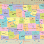 Detailed Political Map Of North Dakota Ezilon Maps
