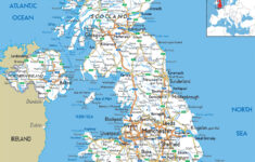 Detailed Road Map Of England AFP CV