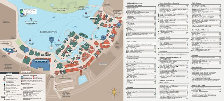 Disney Springs Map 600x273 Wyndham Garden Lake Buena Vista Disney 