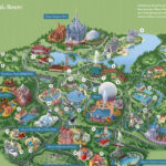 Disney World Resorts Map All Walt Disney World Resort Theme Park Maps