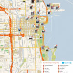 Down Town Chicago Map Dyslexiatips Printable Walking Map Of