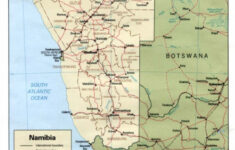 Download Free Namibia Maps Within Printable Road Map Of Namibia