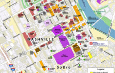 Downtown Nashville TX Custom Map Red Paw Technologies