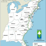 East Coast Of The United States Free Map Free Blank Map Free Inside