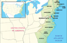 East Coast States Map Printable Map