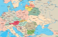East europe World Map With Countries